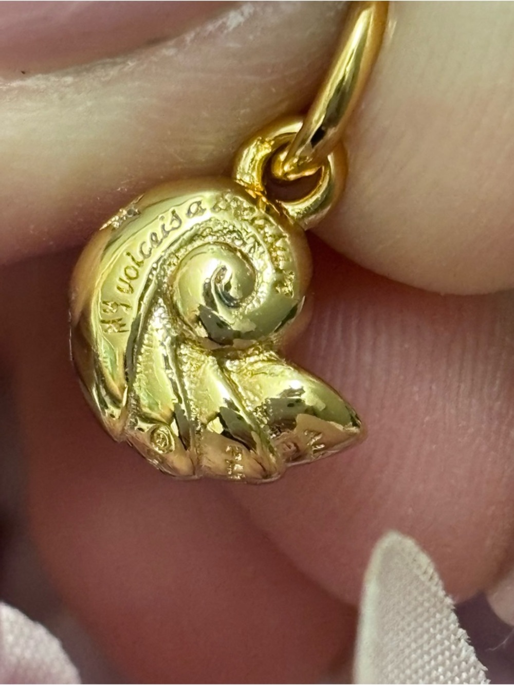 Authentic Pandora x Disney 14k Gold Plated Little Mermaid Charm - Picture 7 of 8